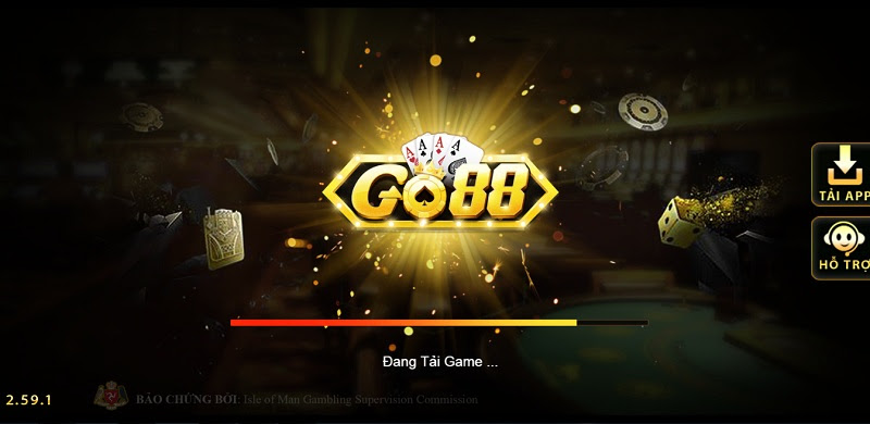 Giao diện đẹp mắt của cổng game uy tín Go88 Win