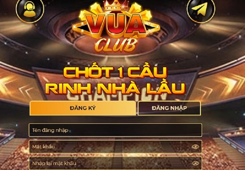 Đăng ký vào cổng game Vua Club đơn giản