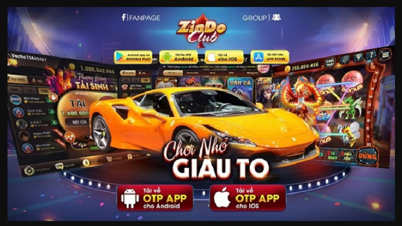 Link tải game đổi thưởng Zindo Club