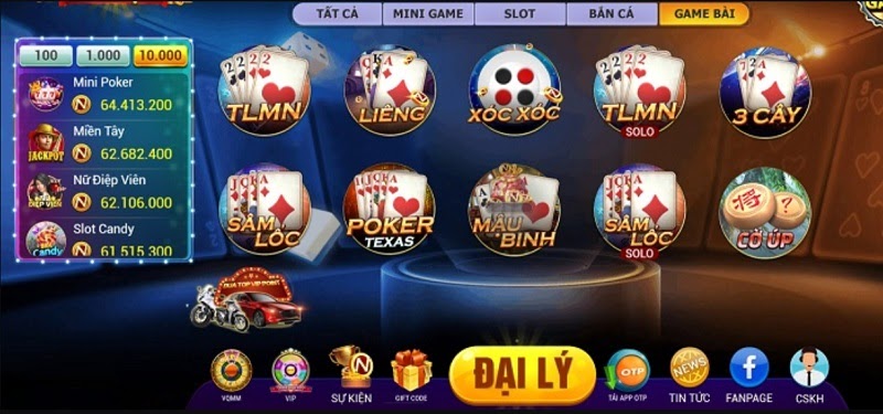 Game bài tại cổng game Nagavip Club