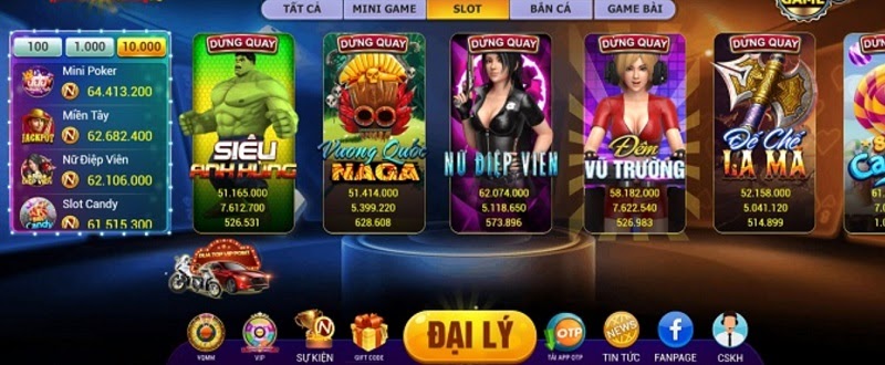 Slots Game tại cổng game Nagavip Club