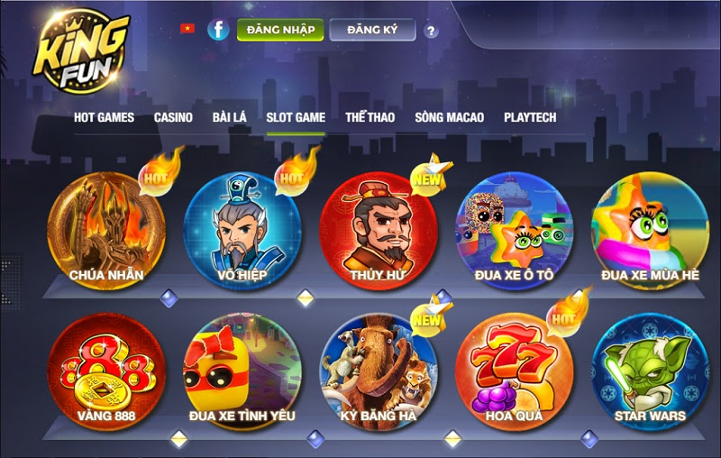 Giao diện đẹp mắt tại cổng game King Tips