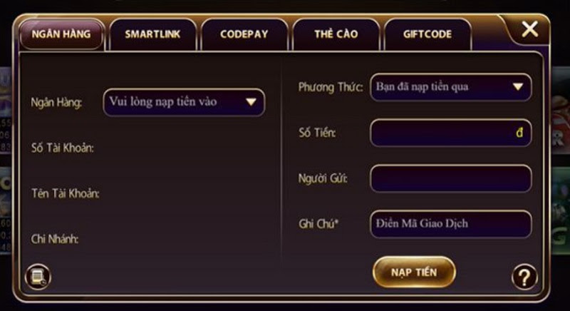 Nạp tiền cực nhanh tại cổng game bài uy tín Casino365