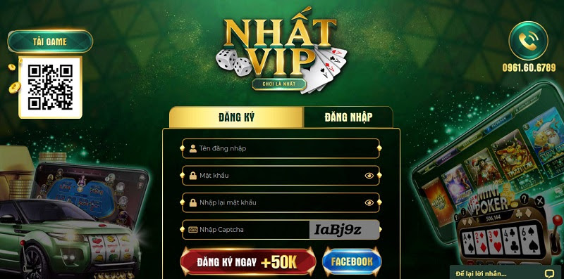 Đăng ký ngày vào cổng game Nhất Vip để cùng trải nghiệm game hấp dẫn