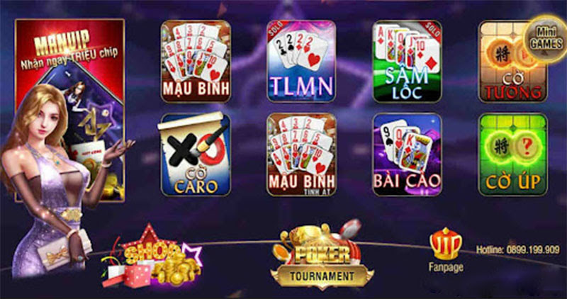 Game bài đổi thưởng siêu hấp dẫn tại cổng game Manvip