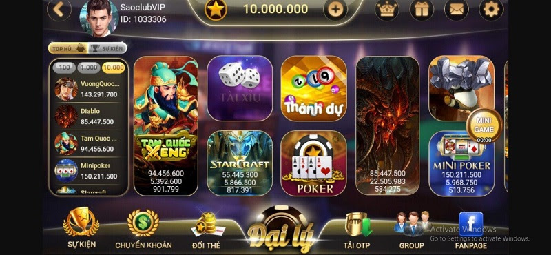 Thiết kế giao diện của cổng game thu hút mọi ánh nhìn