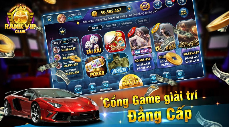 Cổng game với nhiều tính năng nổi trội nhất 