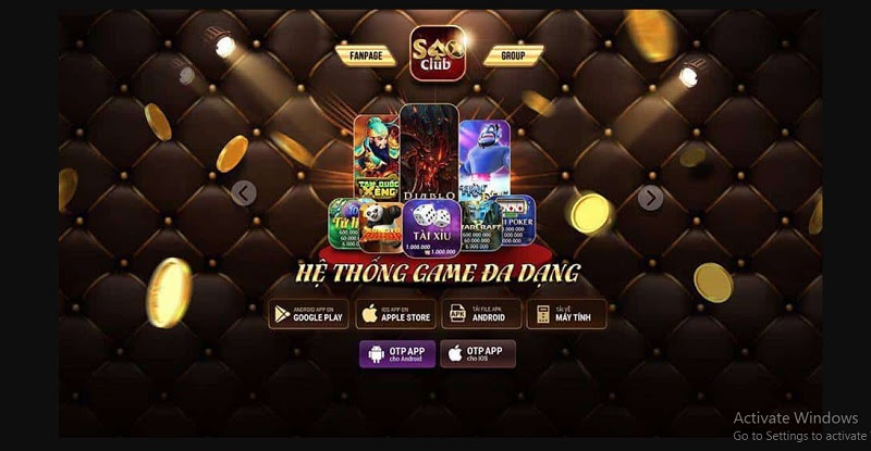 Hệ thống kho game đa dạng, phong phú