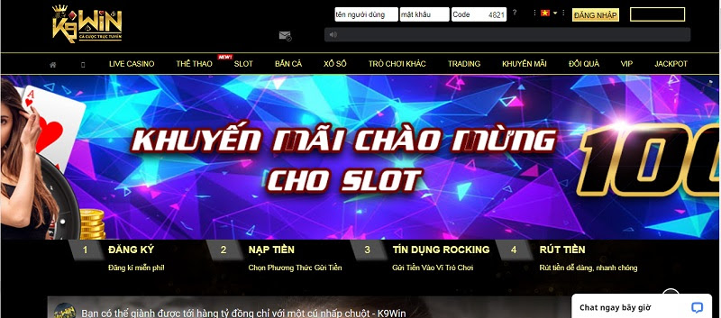 Nhà cái cá cược K9 Win siêu uy tín