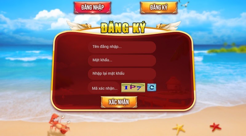 Đăng ký tài khoản tại cổng game Ban Ca Zui