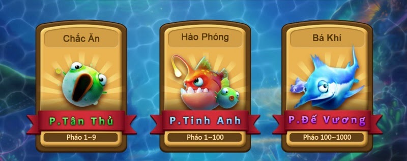 Phòng chơi tại game bắn cá Vwin