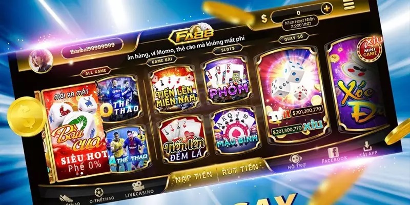 Đăng nhập vào cổng game Fa88 Club